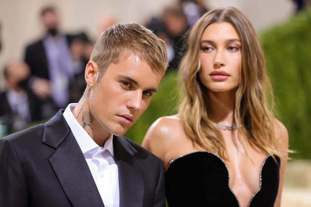 Justin Bieber and Hailey Bieber attend The 2021 Met Gala Celebrating In America: A Lexicon Of Fashion, Justin Bieber And Hailey Are Expecting Their First Child.