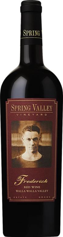 single bottle of Spring Valley Vineyard, Frederick Red Wine